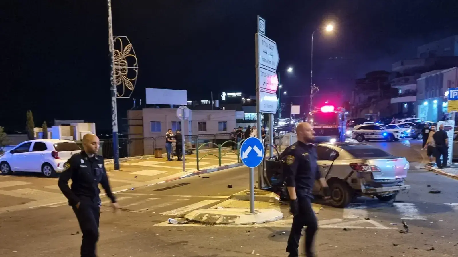זירת אירוע פיצוץ הרכב בעוספיא. 21 במאי 2021 זירת אירוע פיצוץ הרכב בעוספיא. 21 במאי 2021