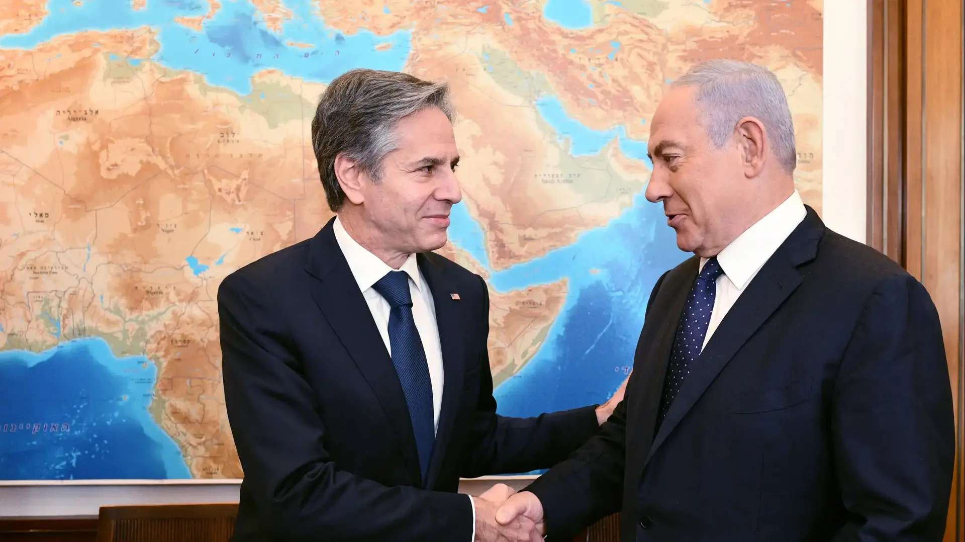 ראש הממשלה בנימין נתניהו בפגישה עם מזכיר המדינה האמריקני אנתוני בלינקן, בלשכת רה״מ בירושלים ראש הממשלה בנימין נתניהו בפגישה עם מזכיר המדינה האמריקני אנתוני בלינקן, בלשכת רה״מ בירושלים