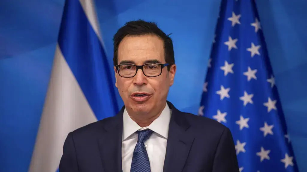שר האוצר של ארצות הברית לשעבר סטיב מנוצ'ין בישראל, 7 בינואר 2021 שר האוצר של ארצות הברית לשעבר סטיב מנוצ'ין בישראל, 7 בינואר 2021