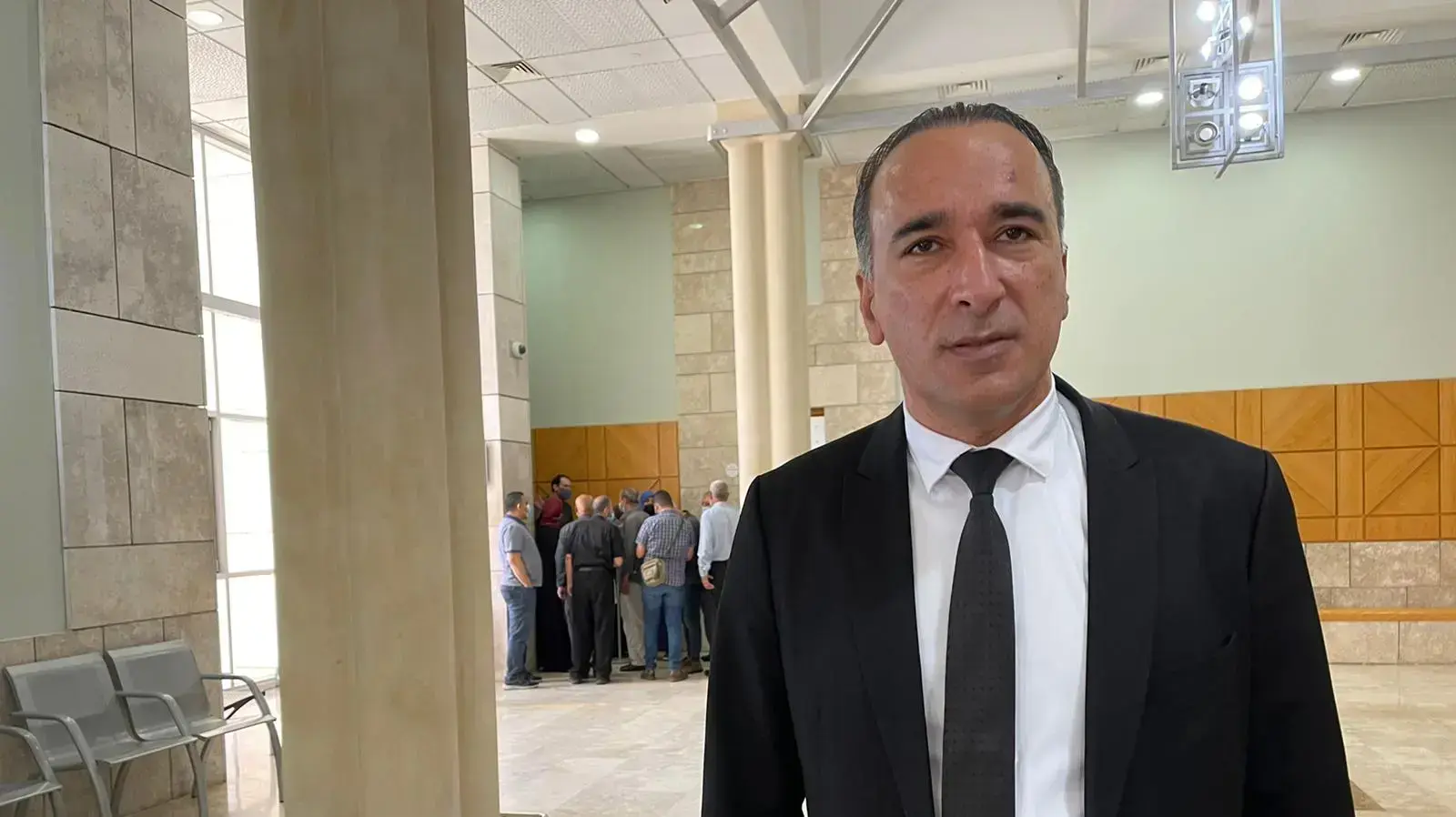עו״ד עומר חמאיסי, פרקליטו של השייח' כמאל חטיב, בית משפט השלום בנצרת, 27 במאי 2021 עו״ד עומר חמאיסי, פרקליטו של השייח' כמאל חטיב, בית משפט השלום בנצרת, 27 במאי 2021