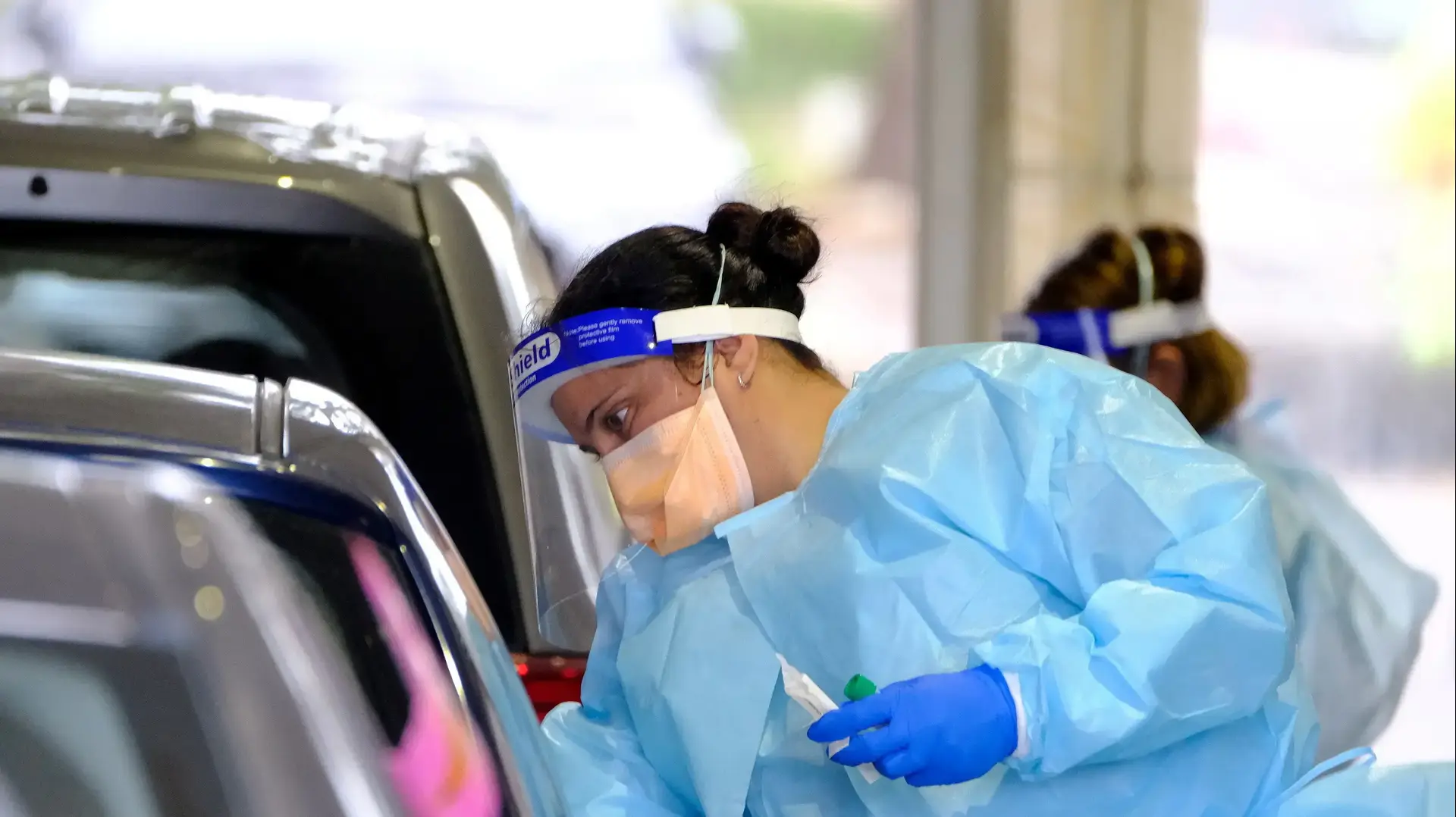בדיקת קורונה במלבורן, אוסטרליה, 25 במאי 2021 בדיקת קורונה במלבורן, אוסטרליה, 25 במאי 2021