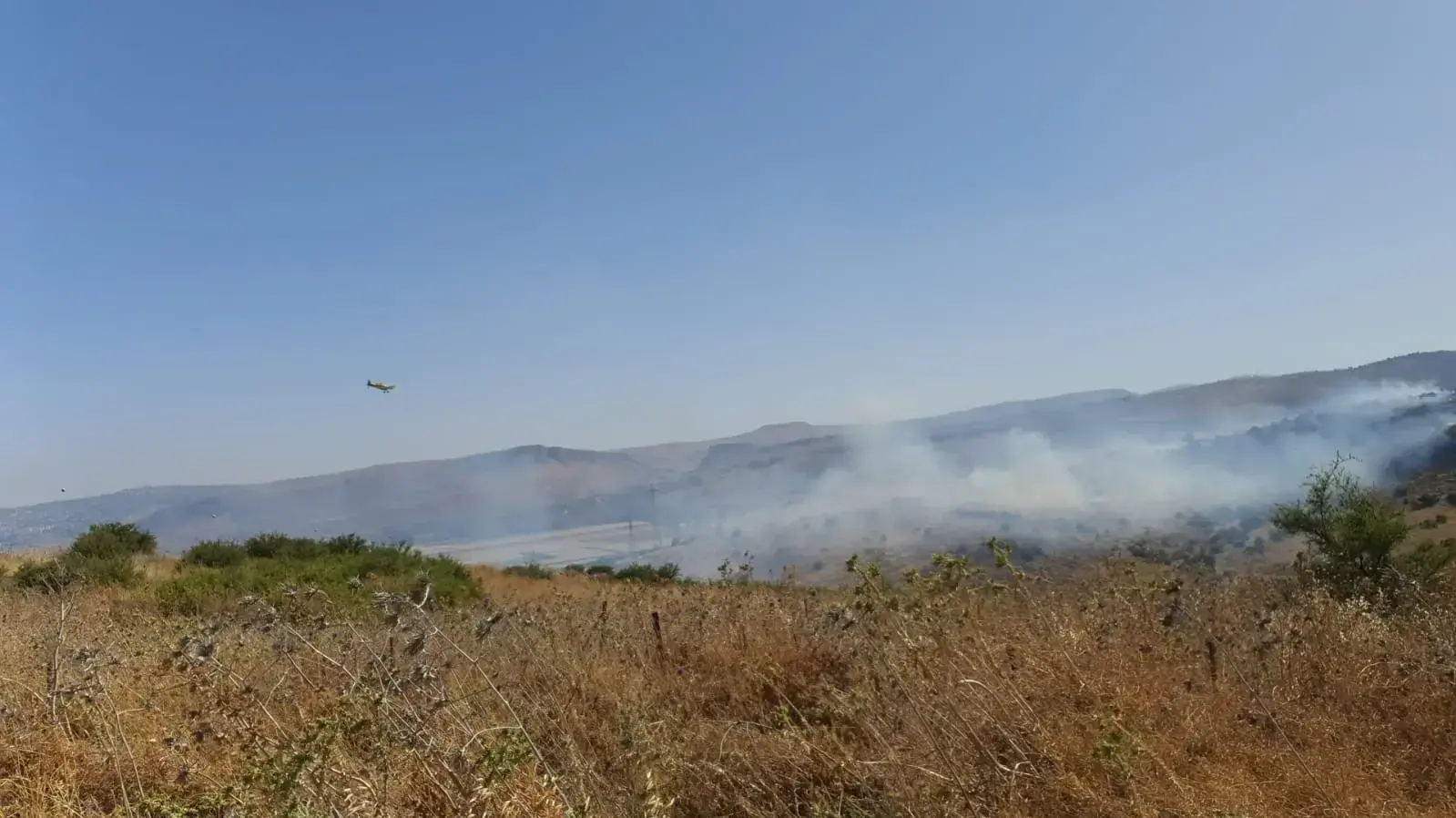 שריפה בין חוקוק לגינוסר ליד הכנרת. 29 במאי 2021 שריפה בין חוקוק לגינוסר ליד הכנרת. 29 במאי 2021
