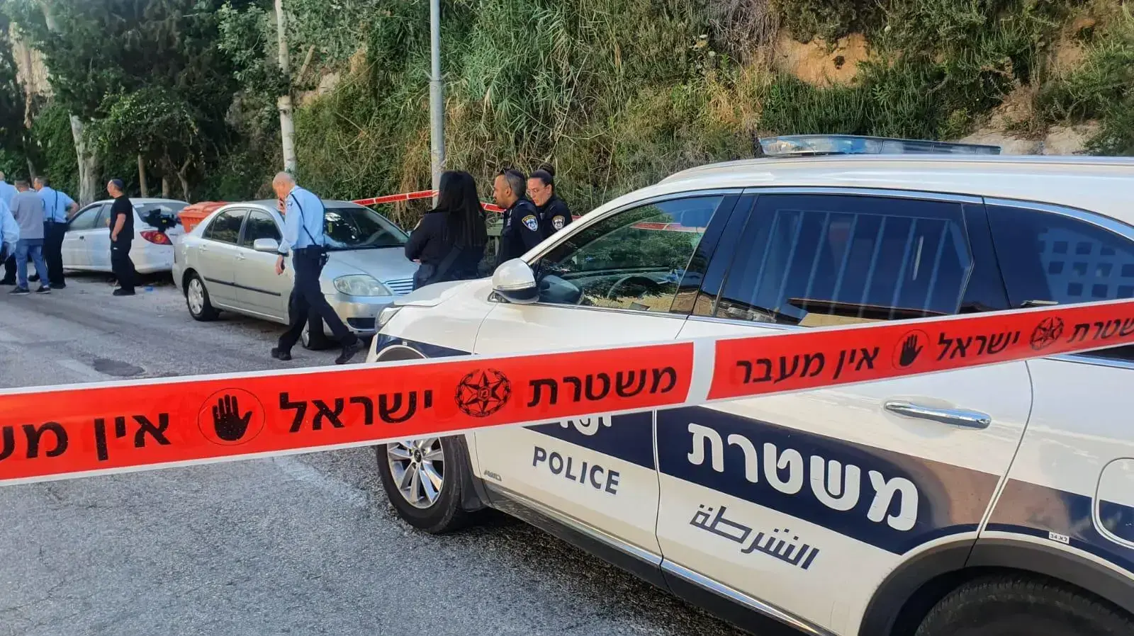 זירת הדקירה בגבעת זאב, 2 ביוני  2021