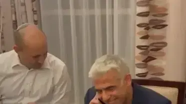 שיחתו של לפיד עם ריבלין שיחתו של לפיד עם ריבלין