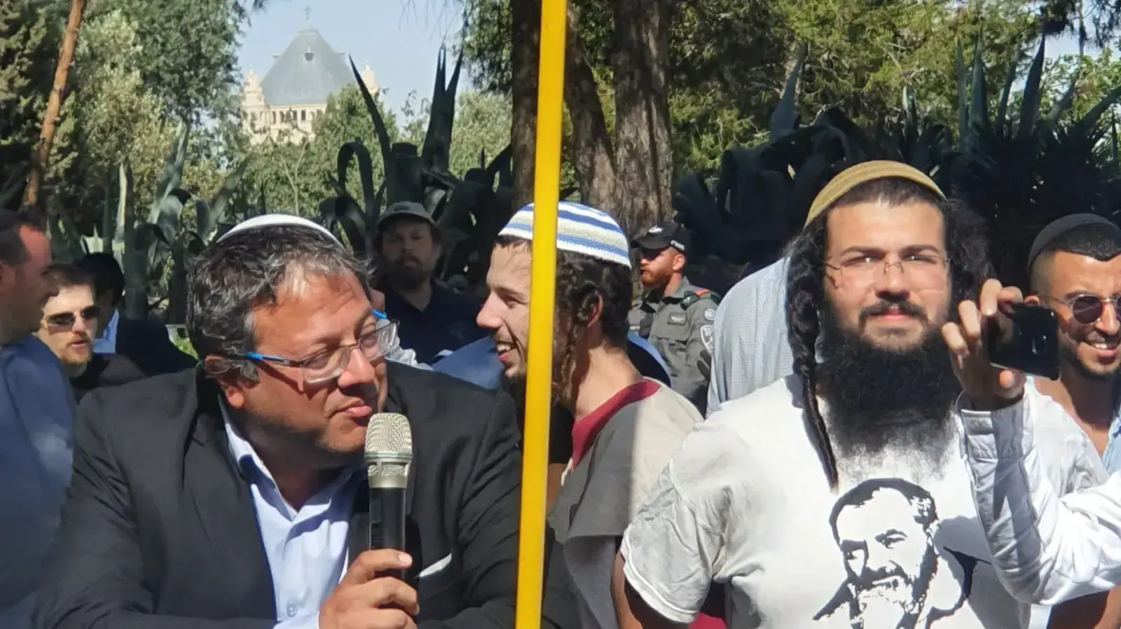 הפגנת פעילי להב"ה בירושלים במחאה על קיום מצעד הגאווה 3 ביונ 2021 הפגנת פעילי להב"ה בירושלים במחאה על קיום מצעד הגאווה 3 ביונ 2021