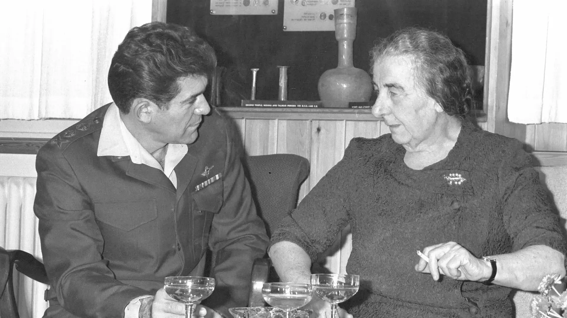 חילופי רמטכ"לים חיים בר-לב- דוד אלעזר: גולדה מאיר ודוד אלעזר