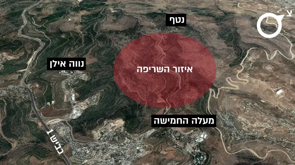 מפה שריפה נווה אילן נטף מעלה החמישה מפה שריפה נווה אילן נטף מעלה החמישה