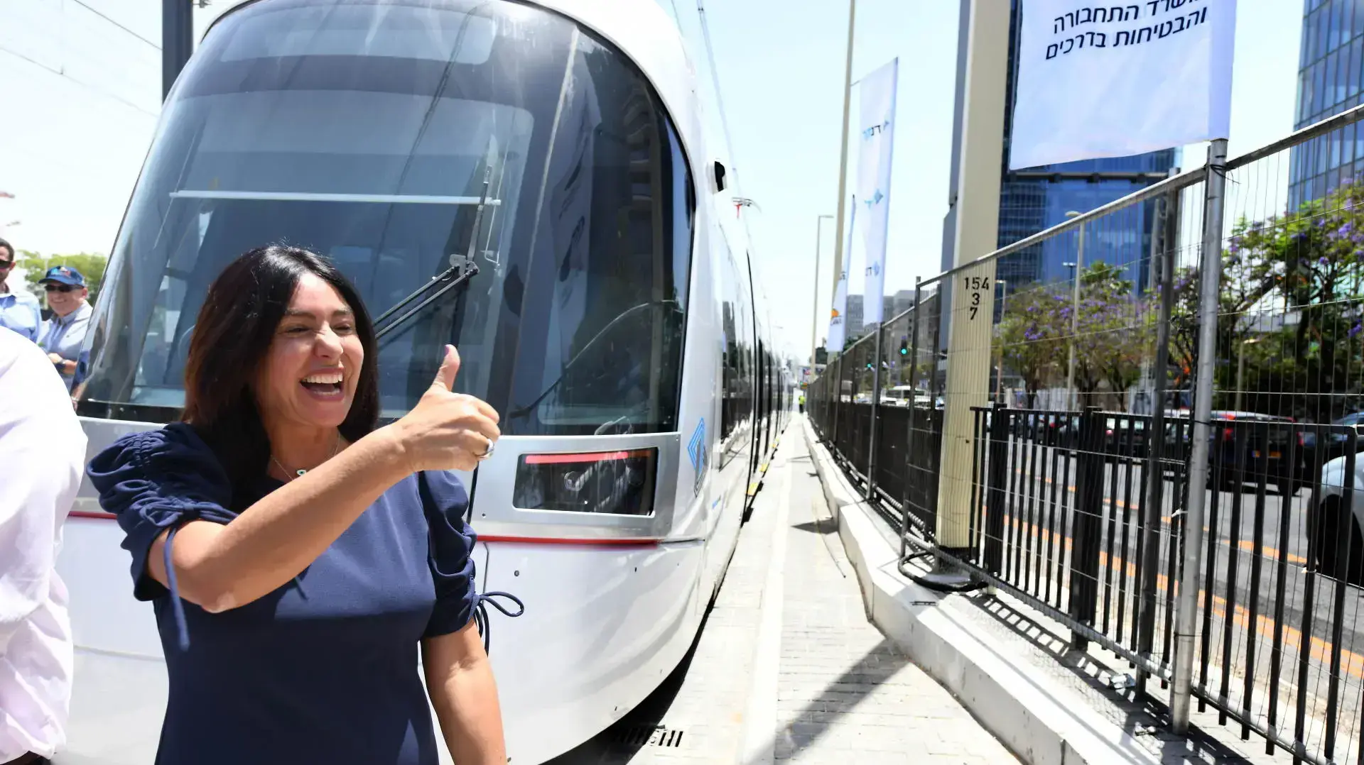 נסיעת המבחן של הרכבת הקלה בגוש דן 10 ביוני 2021 נסיעת המבחן של הרכבת הקלה בגוש דן 10 ביוני 2021