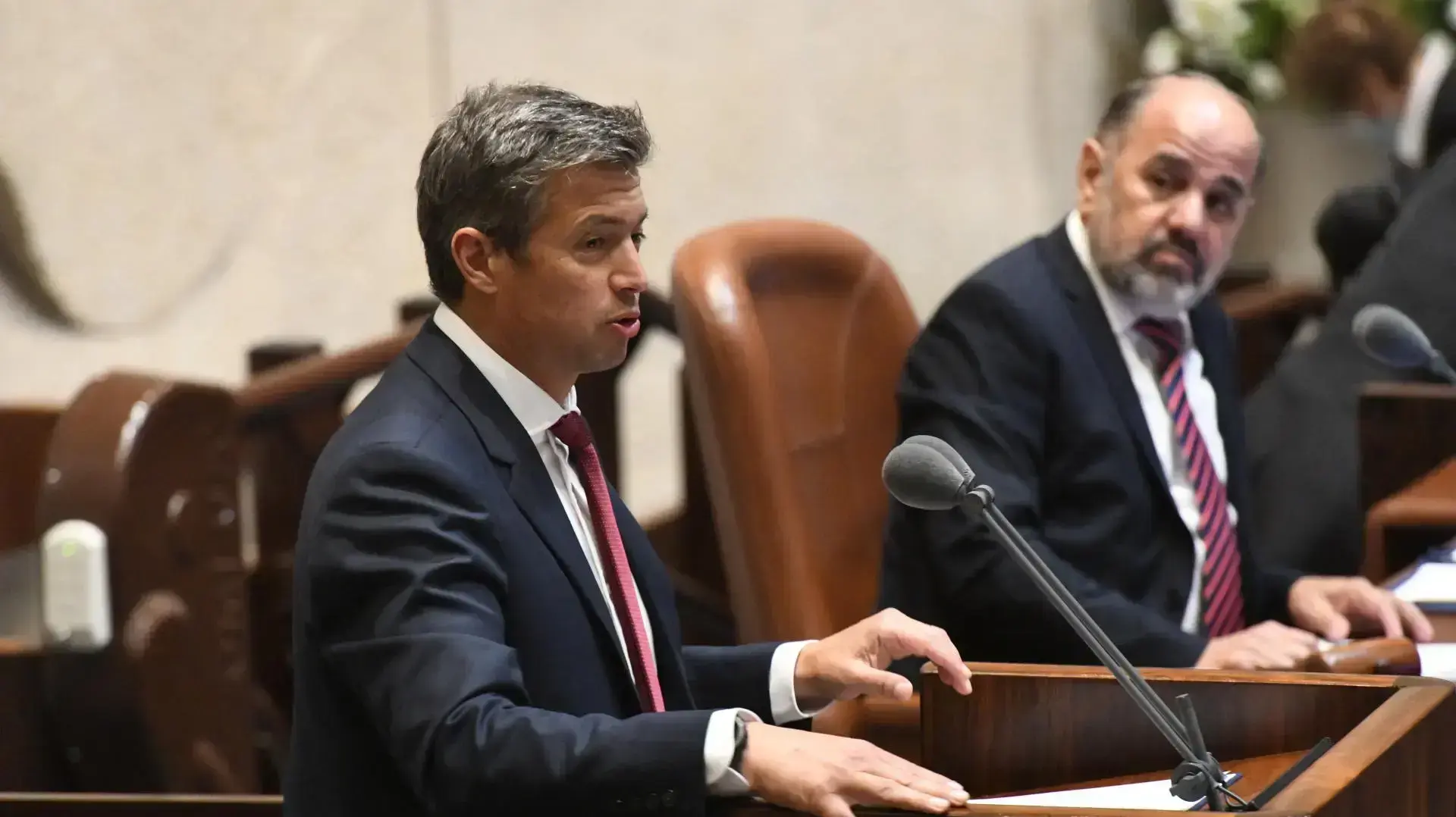 יועז הנדל בישיבת השבעת הממשלה, 14 ביוני 2021 יועז הנדל בישיבת השבעת הממשלה, 14 ביוני 2021