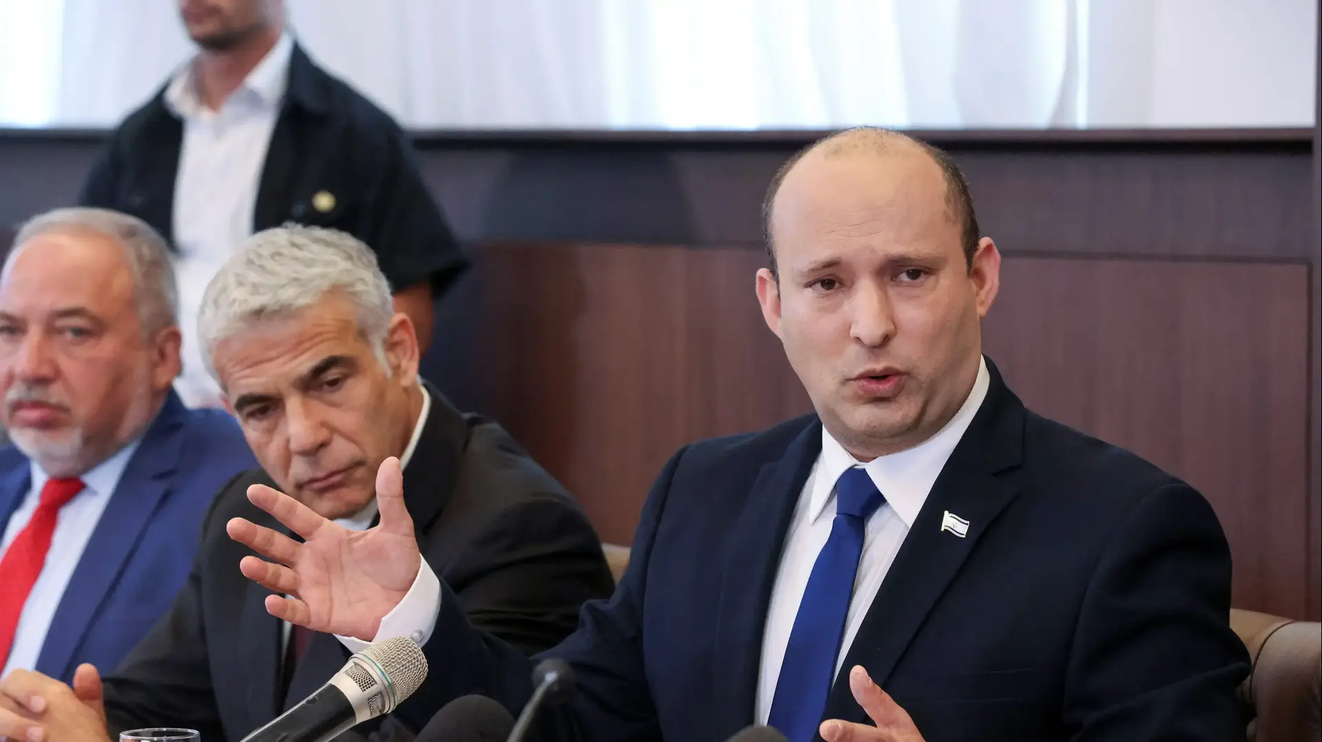 ישיבת ממשלה | ראש הממשלה, נפתלי בנט בפתח ישיבת הממשלה 20 ביוני 2021