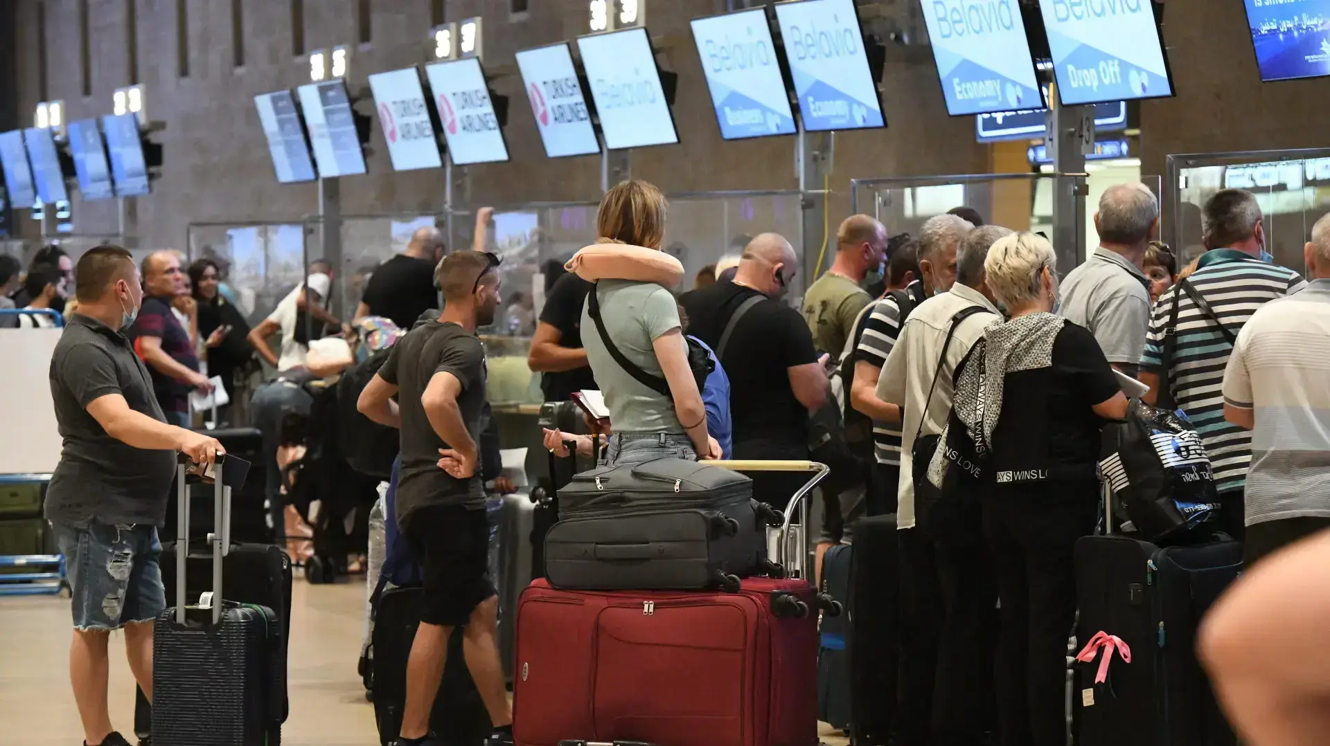נוסעים בנתב"ג, 22 ביוני 2021 נוסעים בנתב"ג, 22 ביוני 2021