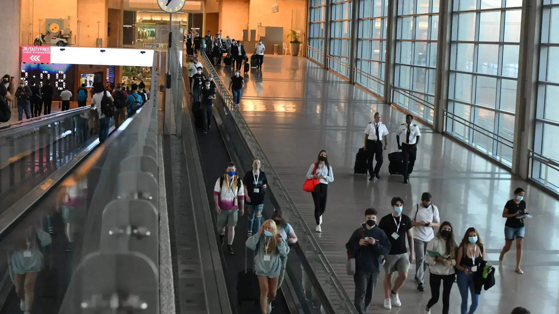 נוסעים בנתב"ג, 22 ביוני 2021 נוסעים בנתב"ג, 22 ביוני 2021
