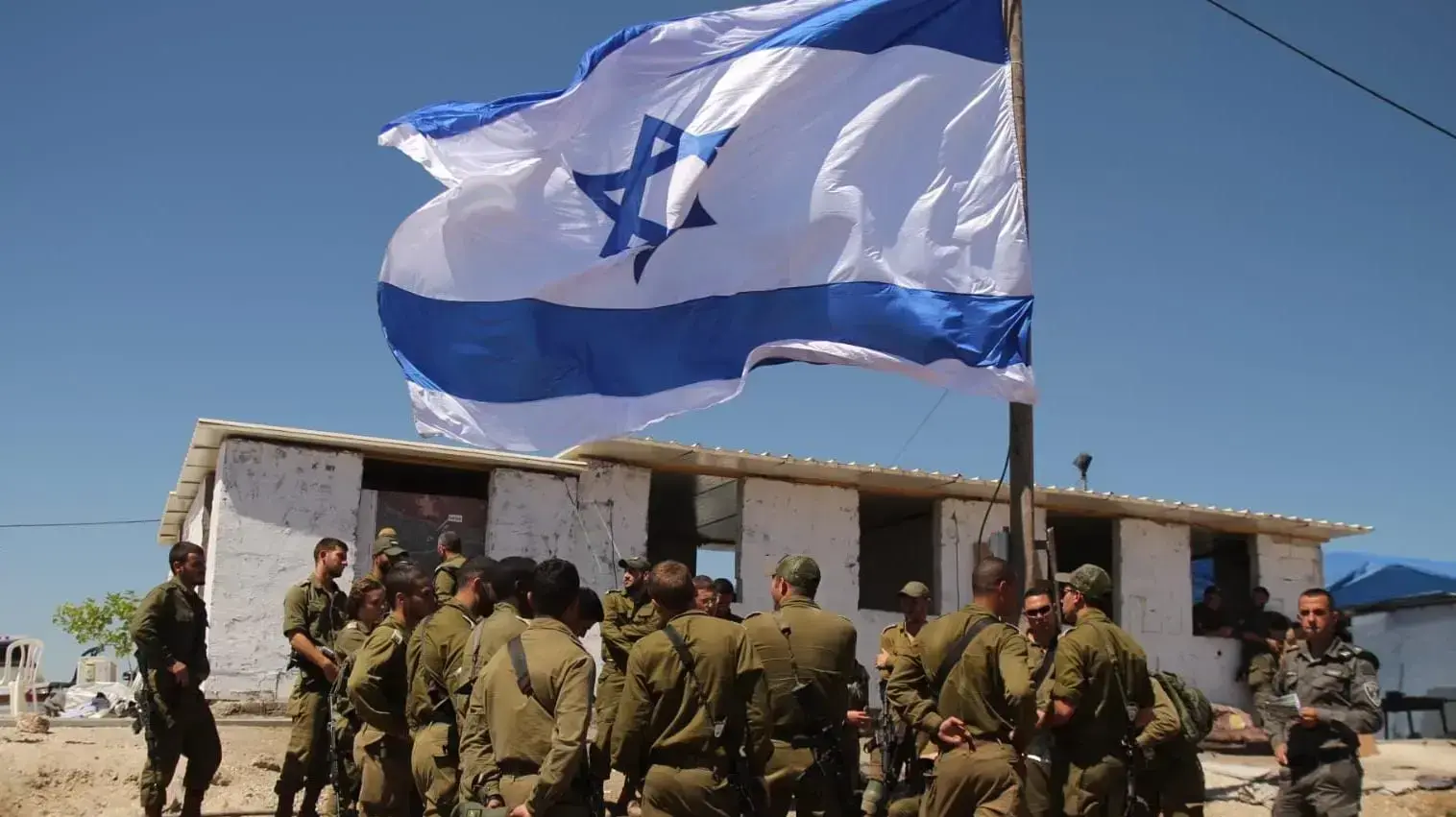 חיילי צה"ל במאחז אביתר. 2 ביולי 2021
