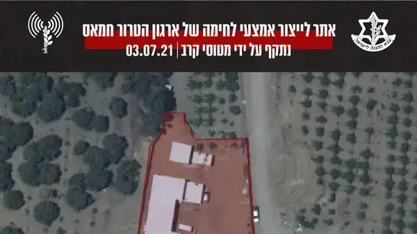 אתר לייצור אמל״ח של חמאס ועמדת שיגור רקטות שהותקף אתר לייצור אמל״ח של חמאס ועמדת שיגור רקטות שהותקף