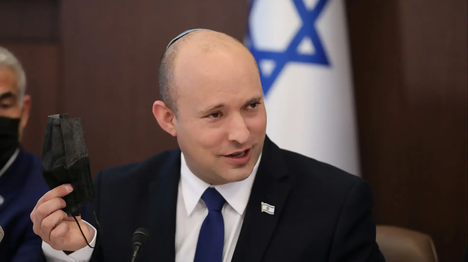 ראש הממשלה, נפתלי בנט במהלך ישיבת הממשלה 4 ביולי 2021 ראש הממשלה, נפתלי בנט במהלך ישיבת הממשלה 4 ביולי 2021