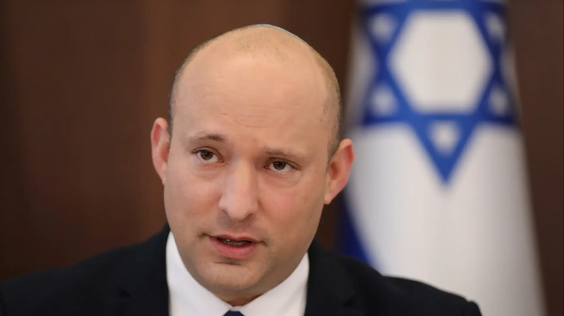ראש הממשלה, נפתלי בנט במהלך ישיבת הממשלה 4 ביולי 2021 ראש הממשלה, נפתלי בנט במהלך ישיבת הממשלה 4 ביולי 2021