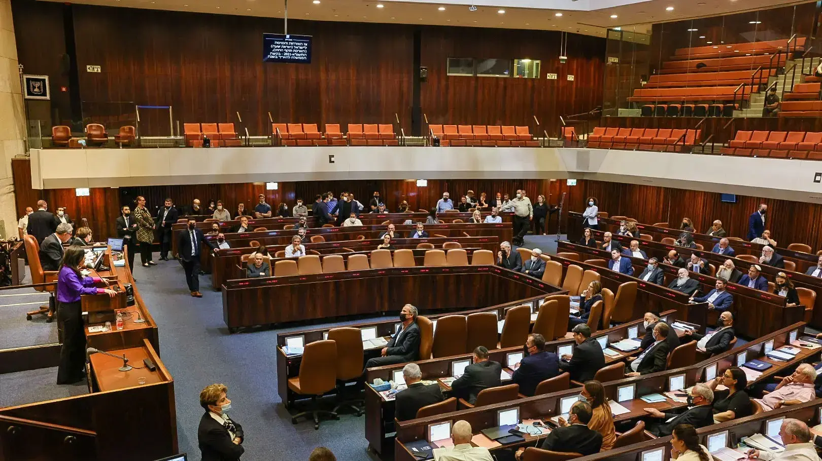 שרת הפנים איילת שקד במליאת הכנסת, 6 ביולי 2021 שרת הפנים איילת שקד במליאת הכנסת, 6 ביולי 2021