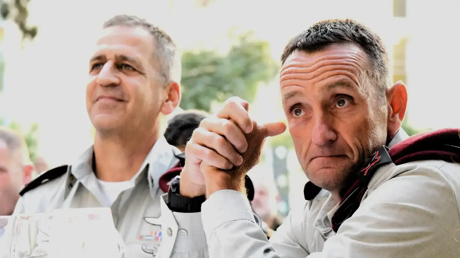 הרצי הלוי והרמטכ"ל אביב כוכבי בטקס חילופי סגן רמטכ"ל, מחנה רבין, תל אביב, 11 ביולי 2021 הרצי הלוי והרמטכ"ל אביב כוכבי בטקס חילופי סגן רמטכ"ל, מחנה רבין, תל אביב, 11 ביולי 2021