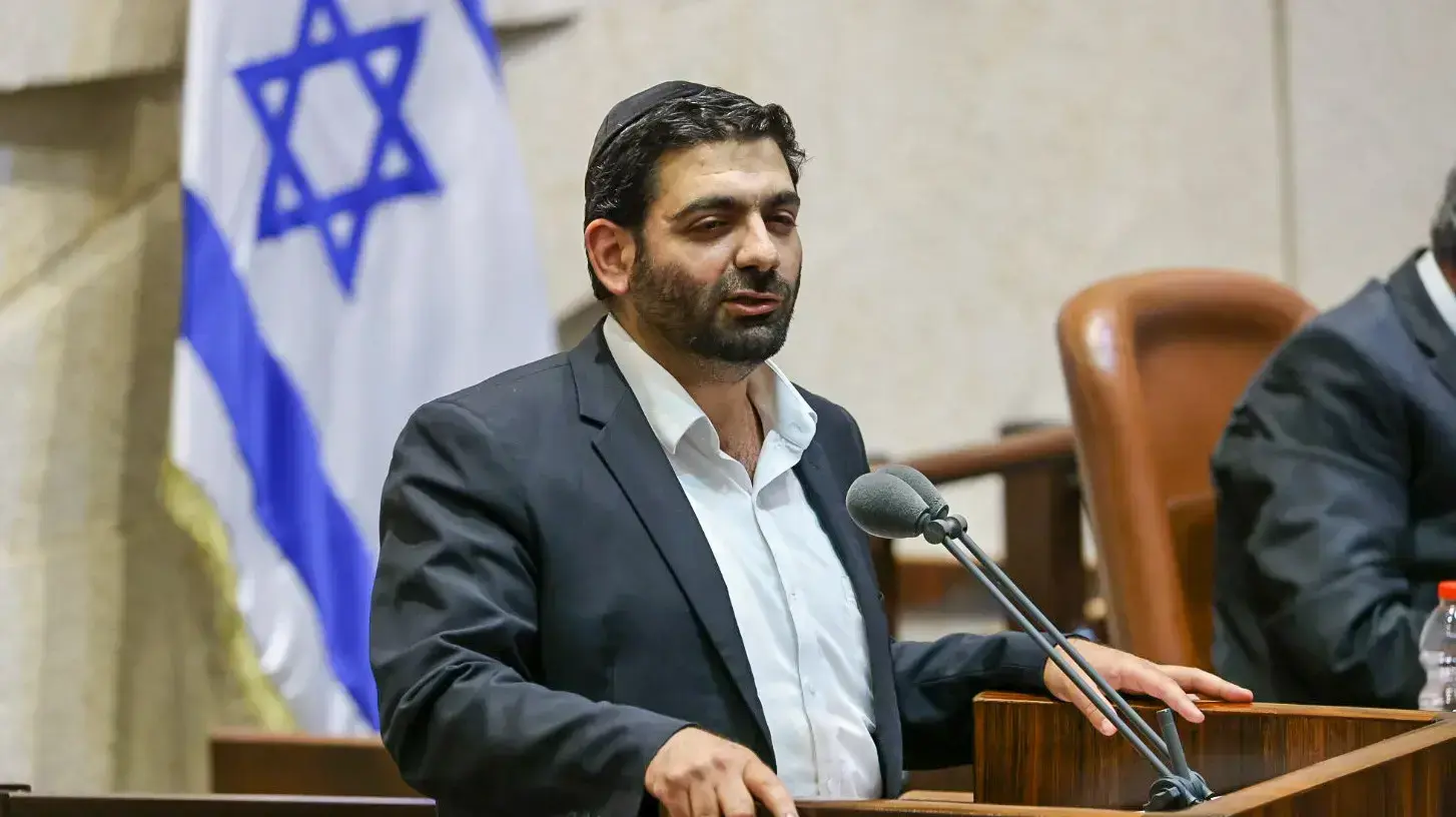 מיכאל מלכיאלי במהלך דיון 40 חתימות במליאת הכנסת 12 ביולי 2021