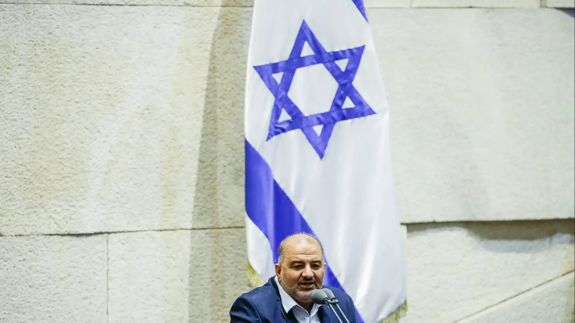 מנסור עבאס במליאת הכנסת 12 ביולי 2021 מנסור עבאס במליאת הכנסת 12 ביולי 2021