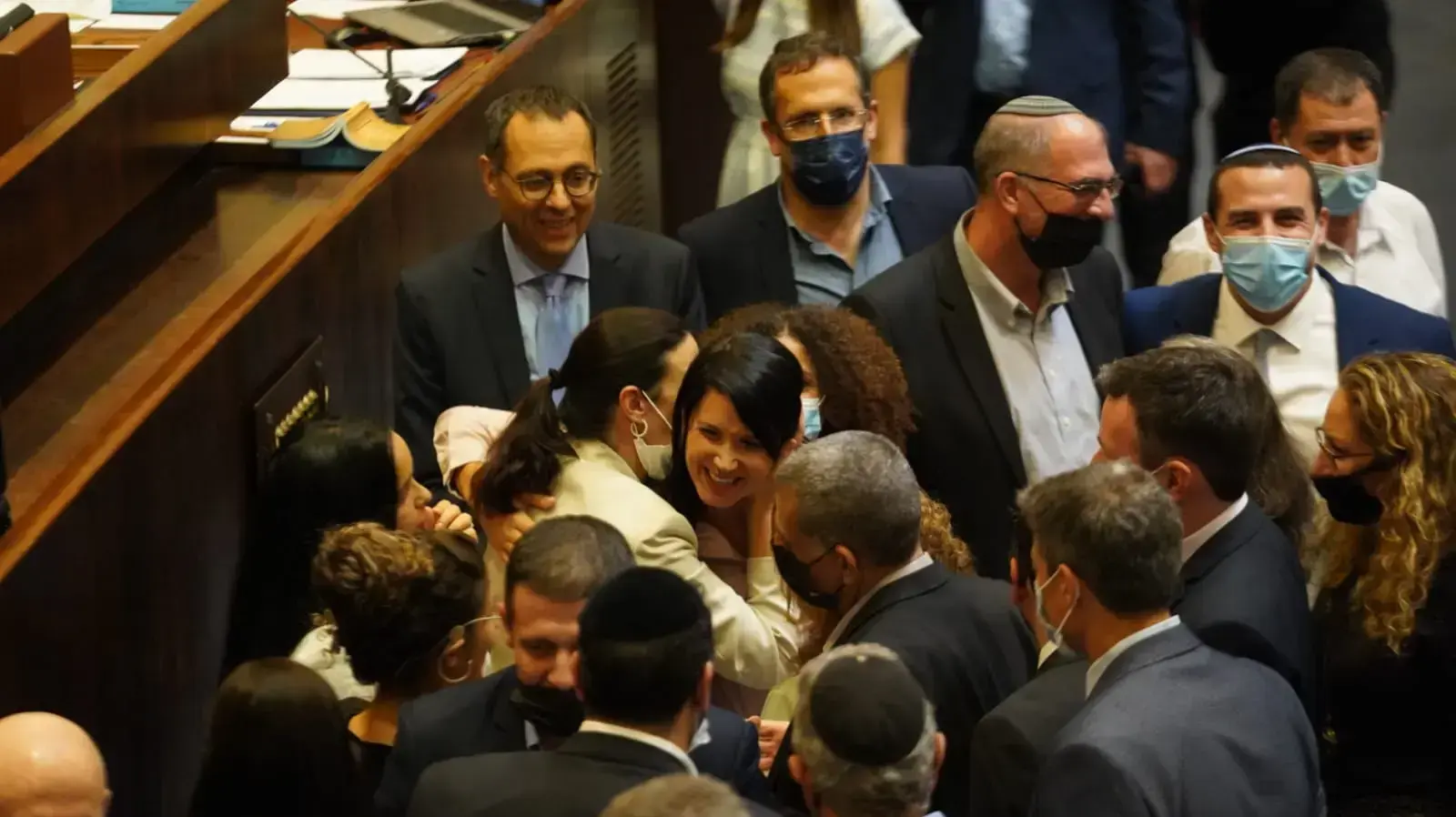 שירלי פינטו במהלך נאומה הראשון במליאת הכנסת 12 ביולי 2021
