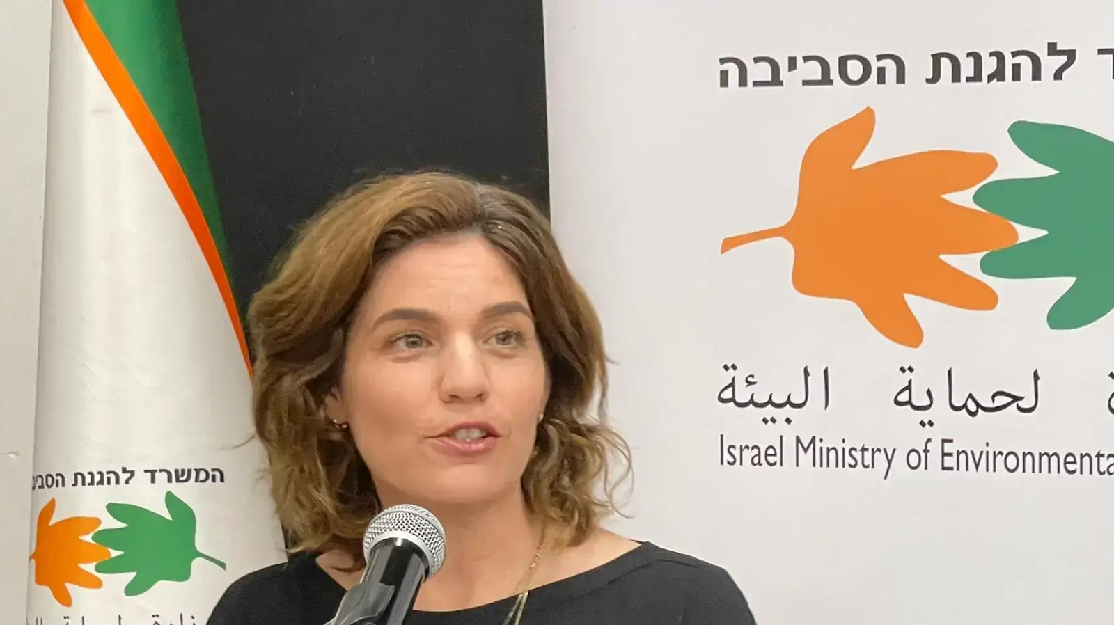 השרה להגנת הסביבה תמר זנדברג בהצגת התכנית הסביבתית החדשה ליישובי החברה הערבית, דיר אל אסד, 13 ביולי 2021