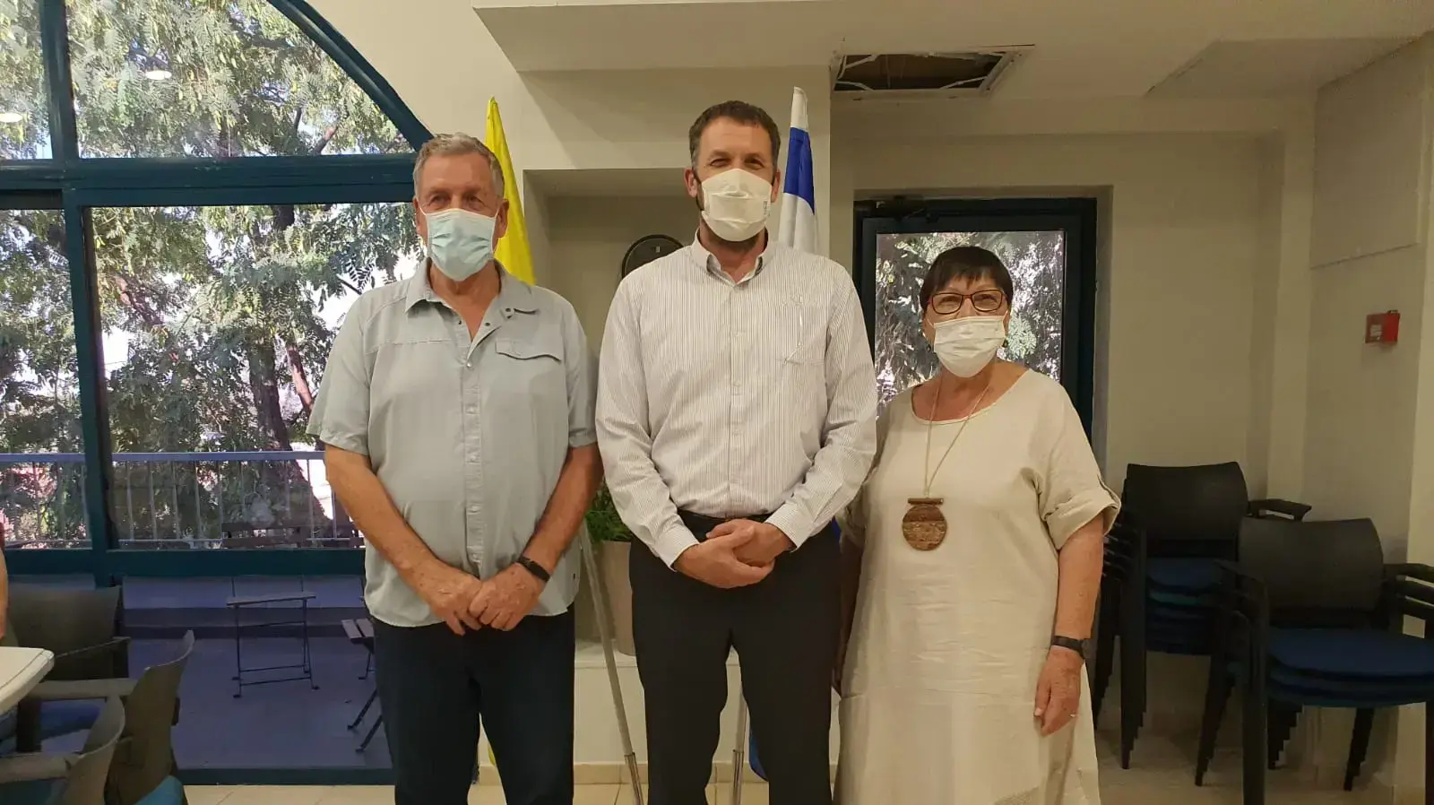 שר הדתות מתן כהנא לצד חיה קליגר, האישה הראשונה זה 17 שנה שתעמוד בראש מועצה דתית שר הדתות מתן כהנא לצד חיה קליגר, האישה הראשונה זה 17 שנה שתעמוד בראש מועצה דתית