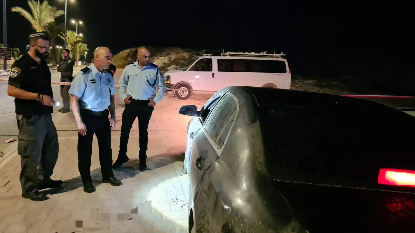 זירת רצח ביישוב חורה, 17 ביולי 2021 זירת רצח ביישוב חורה, 17 ביולי 2021