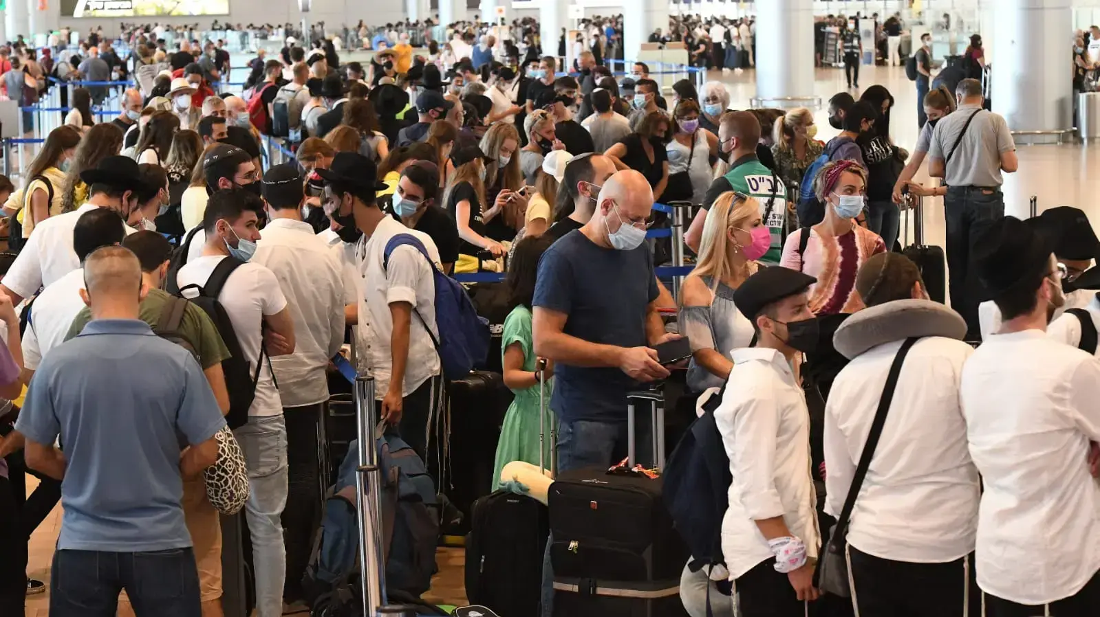 עומסים בנתב"ג 18 ביולי 2021 עומסים בנתב"ג 18 ביולי 2021