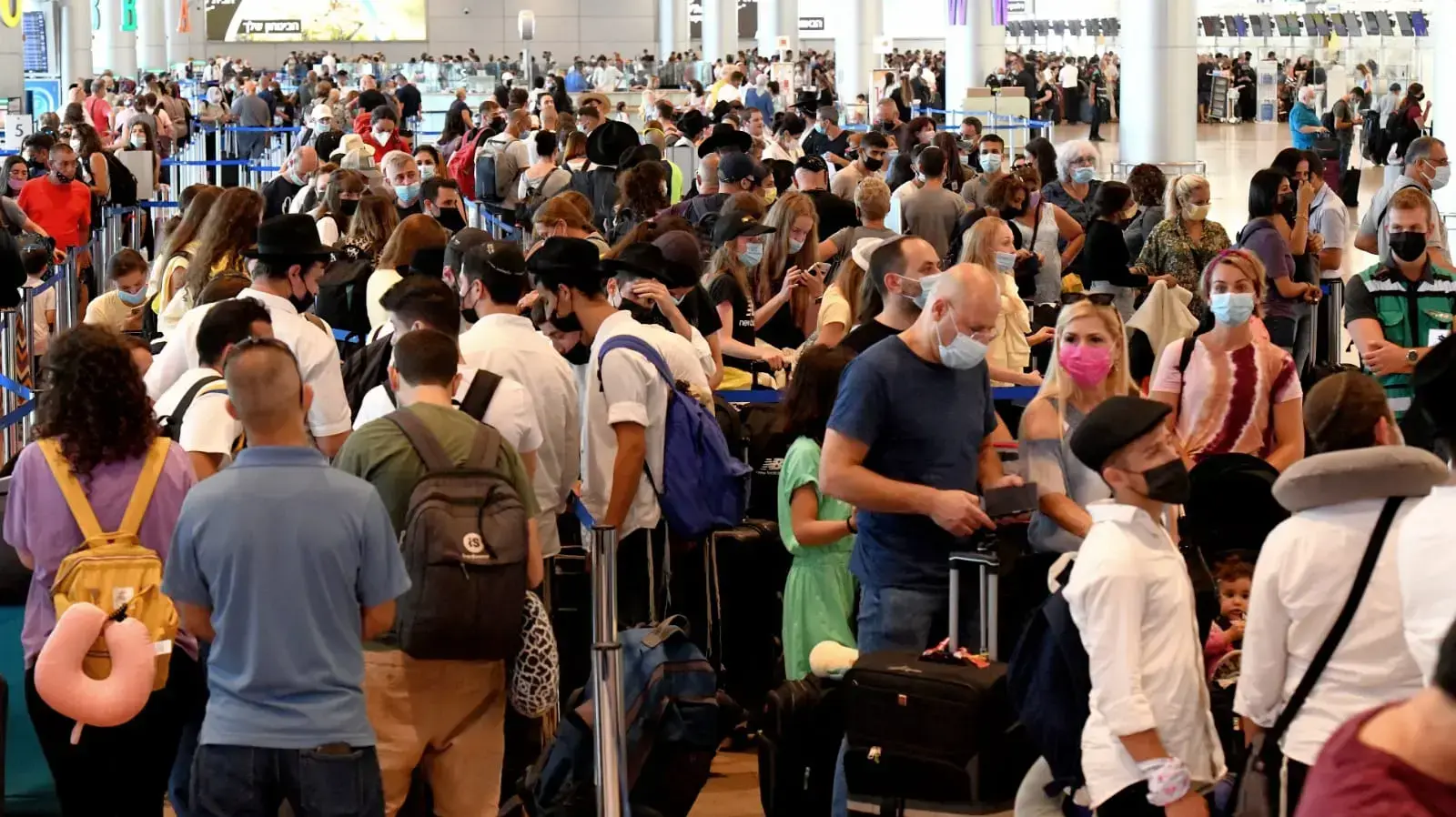 עומסים בנתב"ג 18 ביולי 2021 עומסים בנתב"ג 18 ביולי 2021