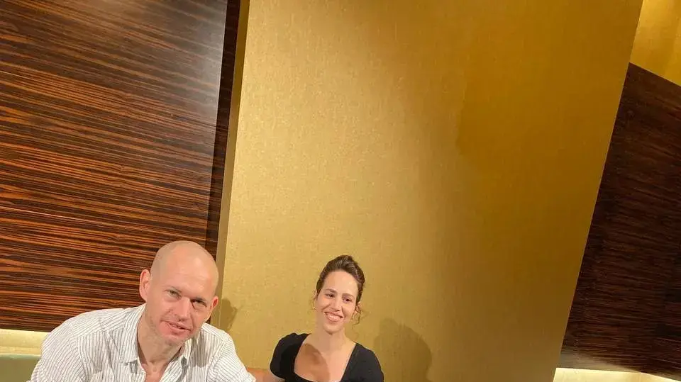 נדב לפיד עם הפרס בישראל נדב לפיד עם הפרס בישראל