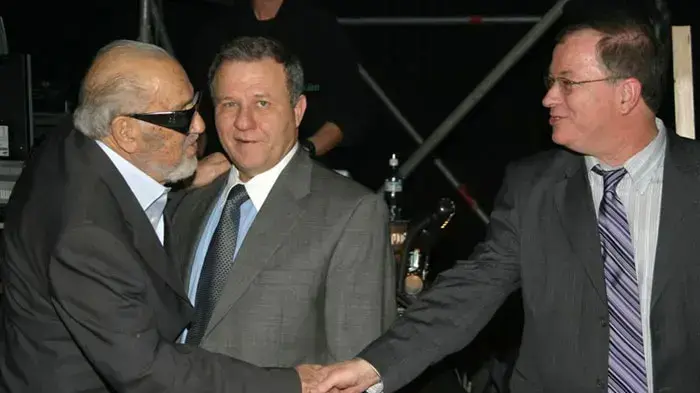 דודי וייסמן, סמי עופר ומאיר שטרית באירוע "רוקדים עם כוכבים" לילדי וראייטי