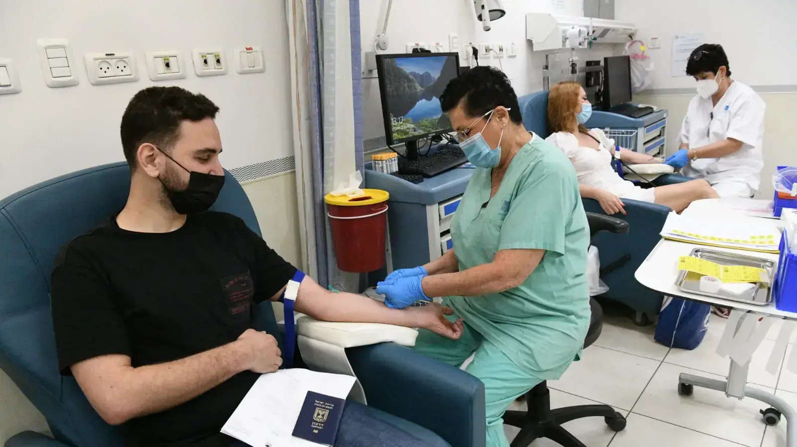 חיסון שלישי באיכילוב 1 באוגוסט 2021