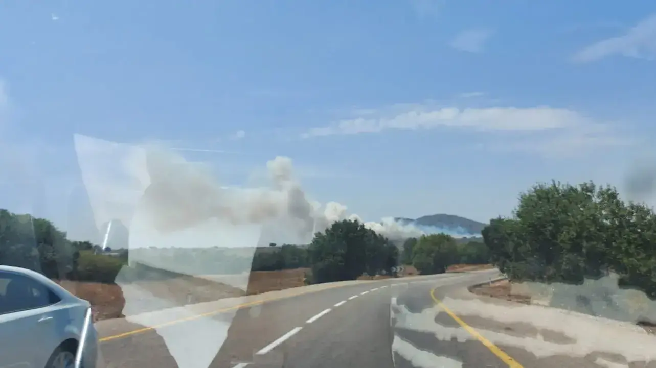 נפילת רקטה סמוך לאורטל. 6 באוגוסט, 2021 נפילת רקטה סמוך לאורטל. 6 באוגוסט, 2021