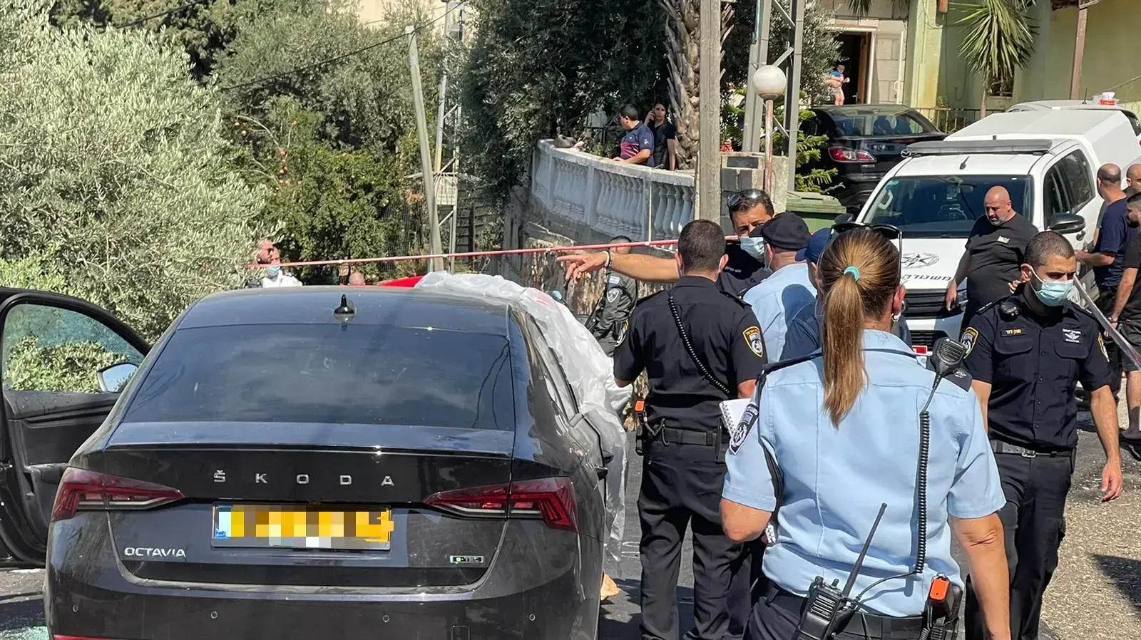 זירת הרצח של סאהר אסמאעיל , יועץ החינוך בחברה הערבית של יפעת שאשא ביטון 15 באוגוסט 2021 זירת הרצח של סאהר אסמאעיל , יועץ החינוך בחברה הערבית של יפעת שאשא ביטון 15 באוגוסט 2021