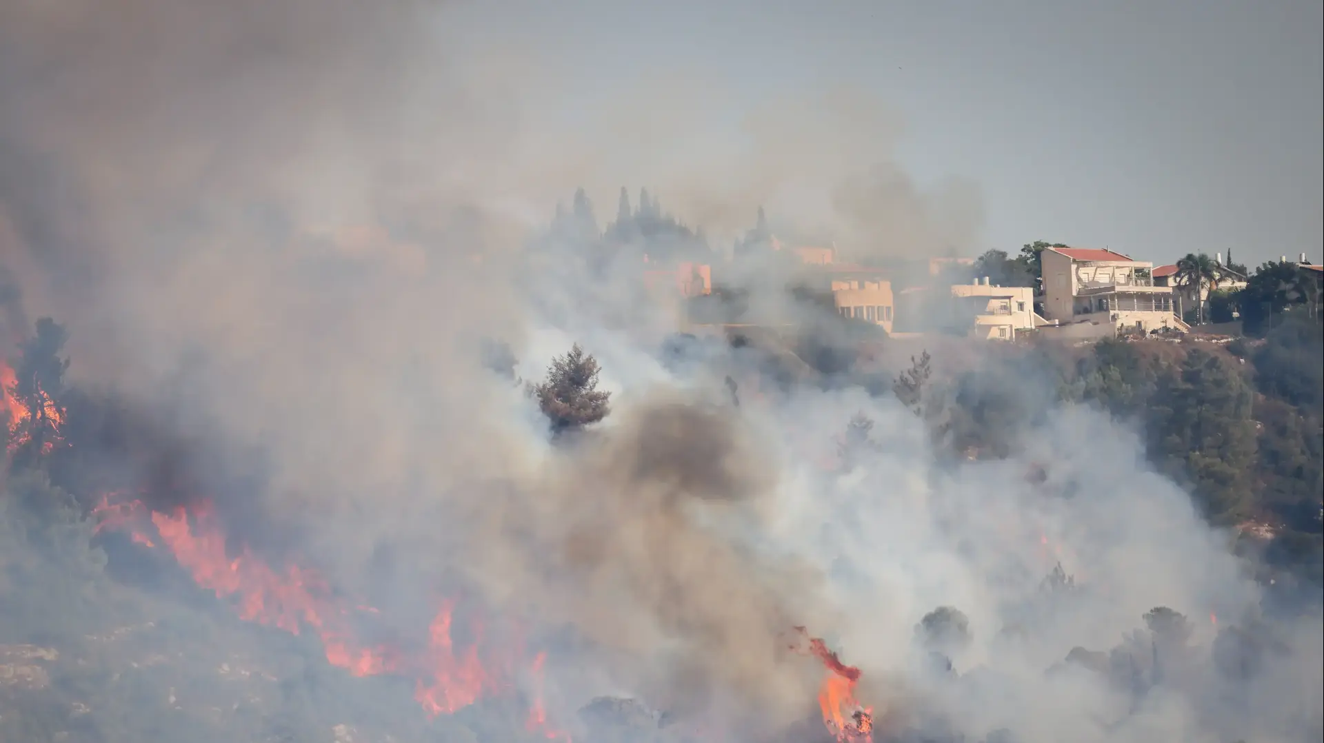 השריפה באיזור ירושלים מעל מושב גבעת יערים 
16 באוגוסט 2021