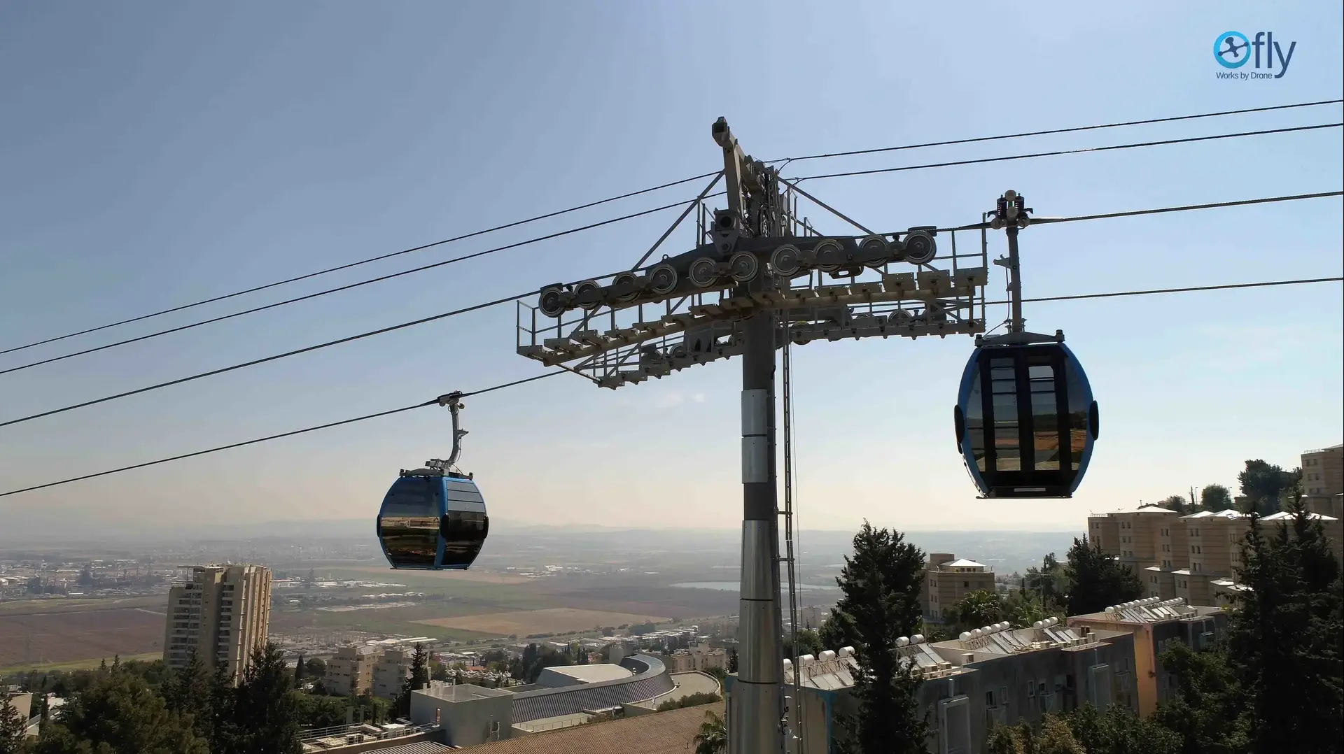 נסיעת בכורה עם נוסעים ברכבל התחבורה הציבורית, חיפה, 19 באוגוסט 2021 נסיעת בכורה עם נוסעים ברכבל התחבורה הציבורית, חיפה, 19 באוגוסט 2021
