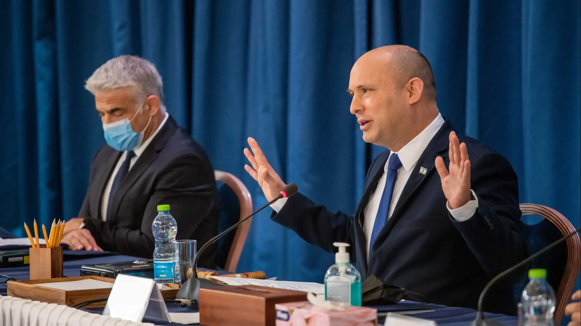 ראש הממשלה, נפתלי בנט בפתח ישיבת הממשלה. משרד החוץ, ירושלים 22 באוגוסט 2021 ראש הממשלה, נפתלי בנט בפתח ישיבת הממשלה. משרד החוץ, ירושלים 22 באוגוסט 2021