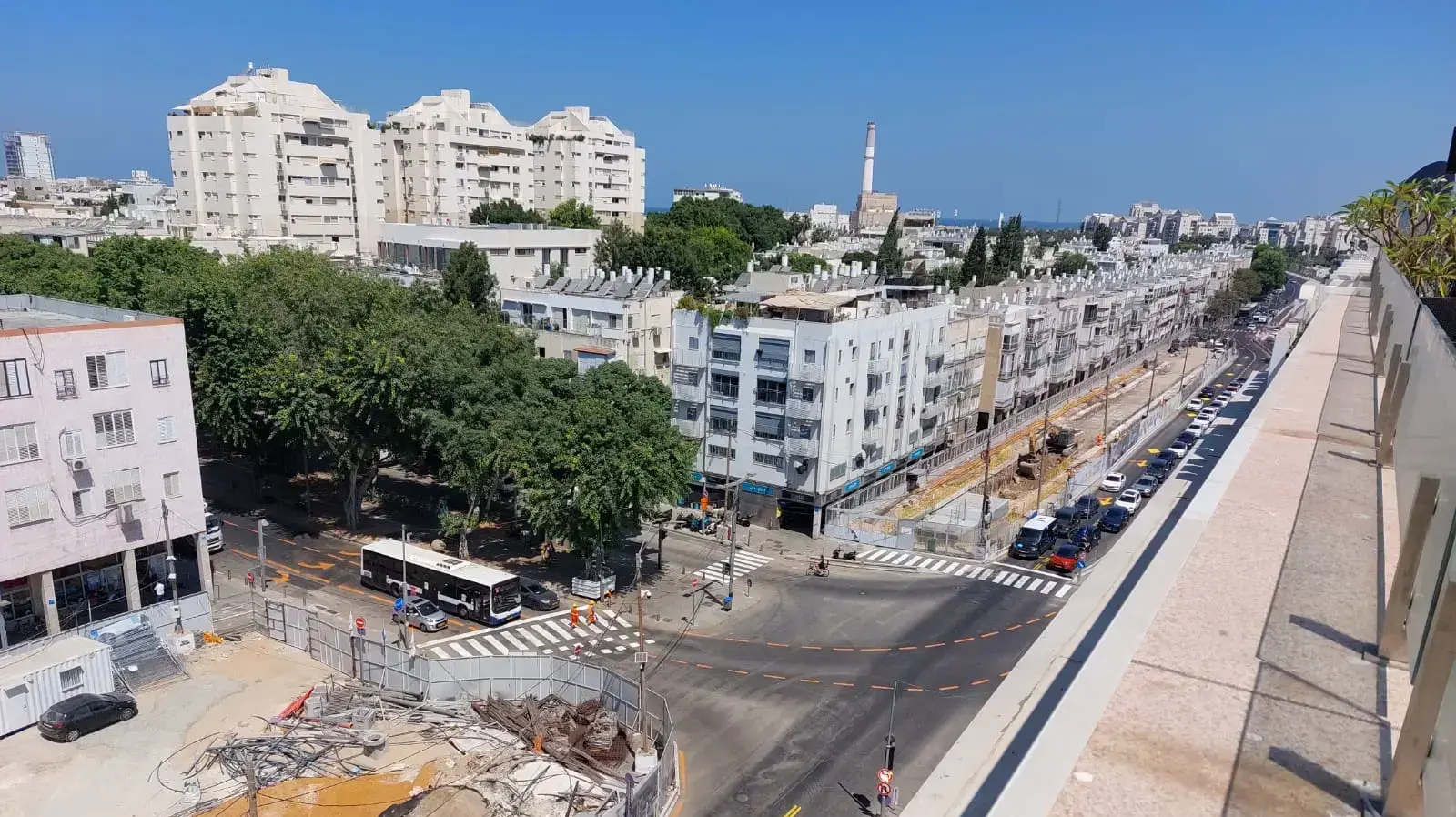 עבודות ברחוב אבן גבירול בתל אביב, אוגוסט 2021 עבודות ברחוב אבן גבירול בתל אביב, אוגוסט 2021