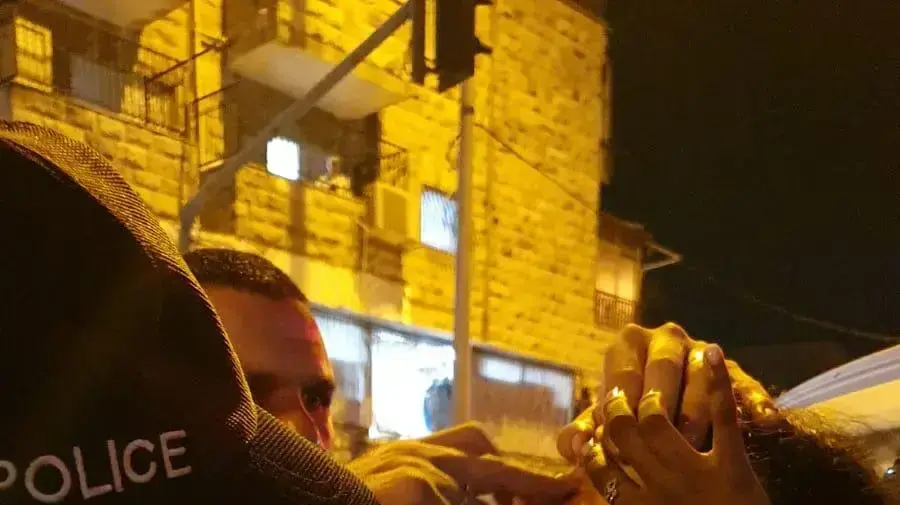 מחאת חרדים נגד עבודות הרכבת בצומת בר אילן, ירושלים 24 באוגוסט 2021