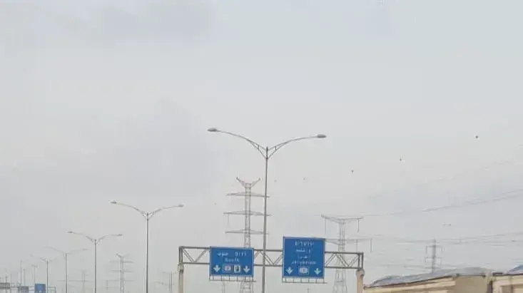הזירה בה רכב פרטי פגע בשלושה הולכי רגל בכביש 6 בסמוך למחלף דניאל לכיוון צפון. 27 באוגוסט 2021 הזירה בה רכב פרטי פגע בשלושה הולכי רגל בכביש 6 בסמוך למחלף דניאל לכיוון צפון. 27 באוגוסט 2021