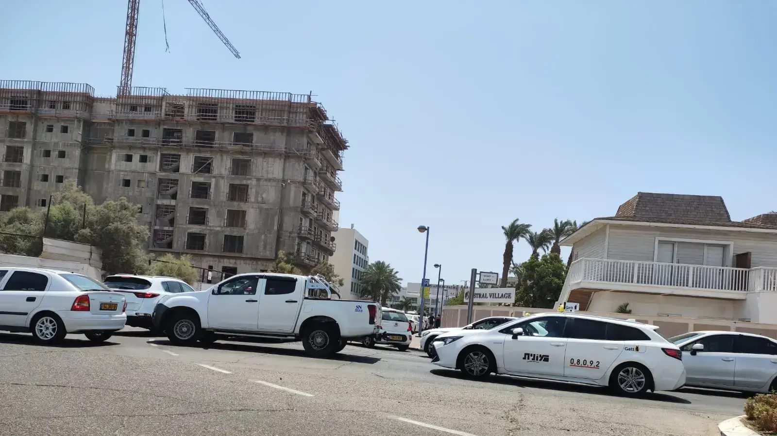 עומסים על הכביש באילת עומסים על הכביש באילת