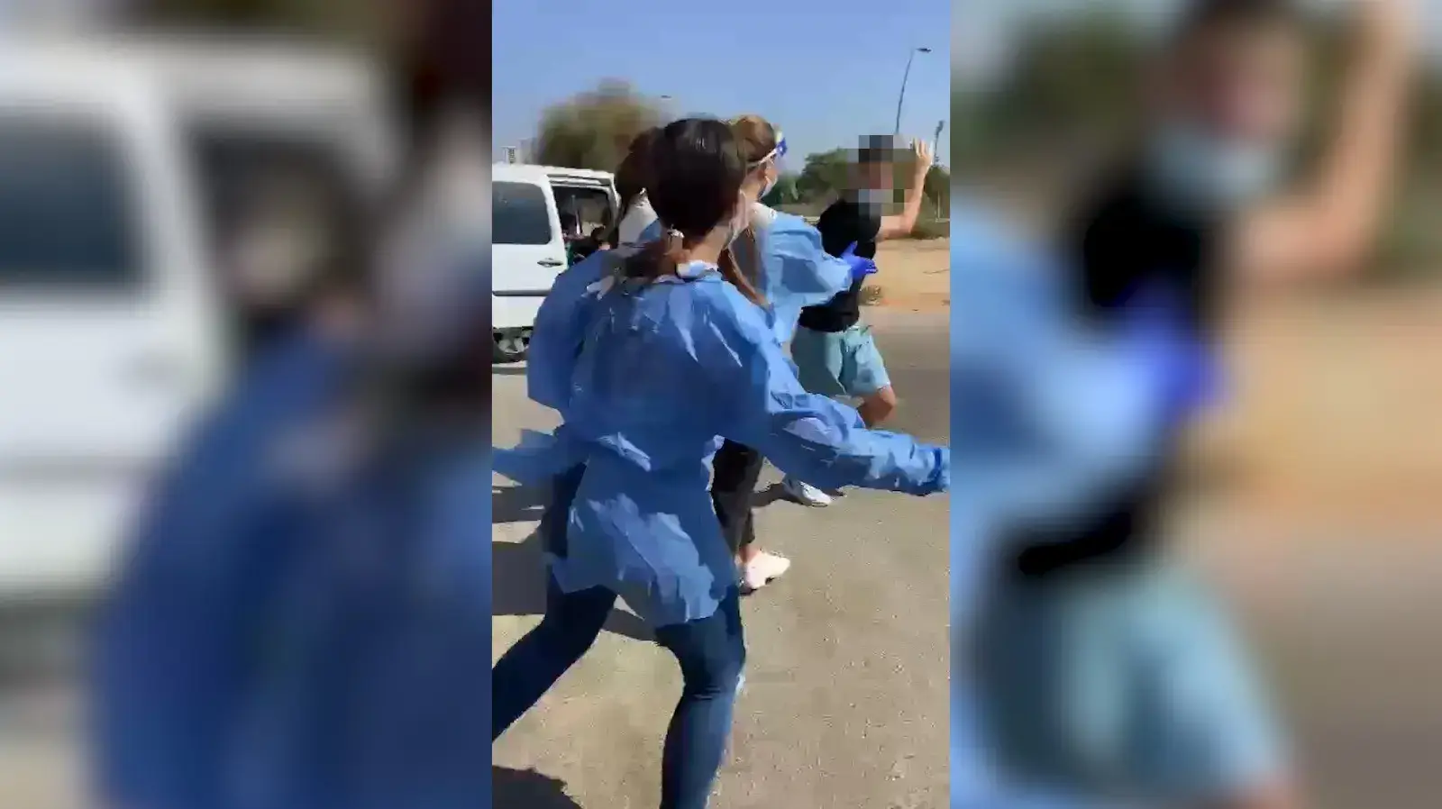 קטטה במתחם בדיקות קורונה,יס פלנט בראשון לציון, 5 בספטמבר 2021 קטטה במתחם בדיקות קורונה,יס פלנט בראשון לציון, 5 בספטמבר 2021