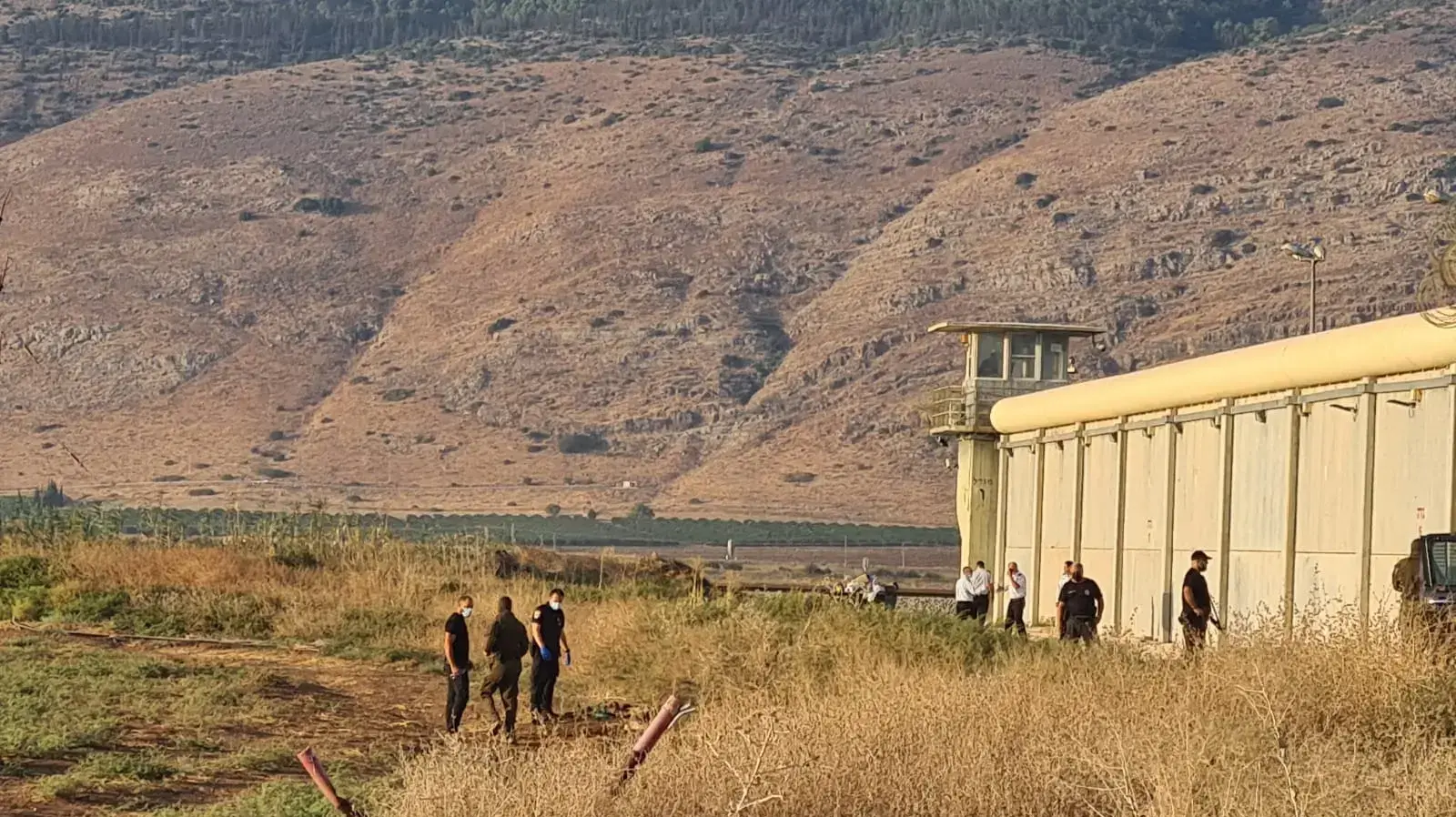 בית כלא גלבוע לאחר בריחת אסירים ביטחוניים, 6 בספטמבר 2021 בית כלא גלבוע לאחר בריחת אסירים ביטחוניים, 6 בספטמבר 2021