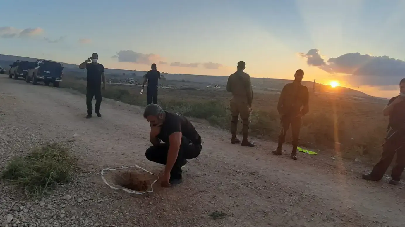 בית כלא גלבוע לאחר בריחת אסירים ביטחוניים, 6 בספטמבר 2021 בית כלא גלבוע לאחר בריחת אסירים ביטחוניים, 6 בספטמבר 2021
