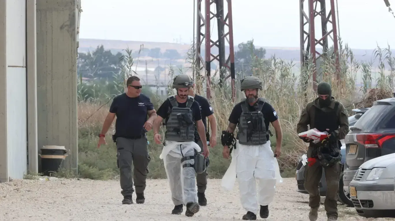 לוחמי שב"ס באיזור כלא גלבוע לוחמי שב"ס באיזור כלא גלבוע