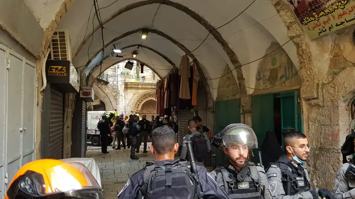 שוטר נדקר ונפצע באורח קל בעיר העתיקה בירושלים, 10 בספטמבר 2021 שוטר נדקר ונפצע באורח קל בעיר העתיקה בירושלים, 10 בספטמבר 2021