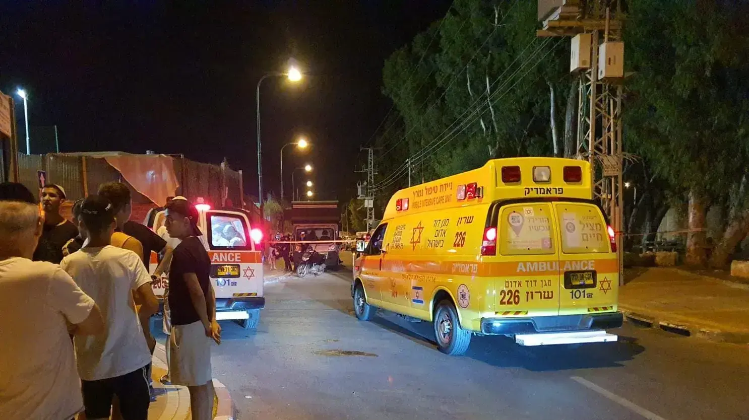 זירת דקירה בנתניה, 11 בספטמבר 2021 זירת דקירה בנתניה, 11 בספטמבר 2021