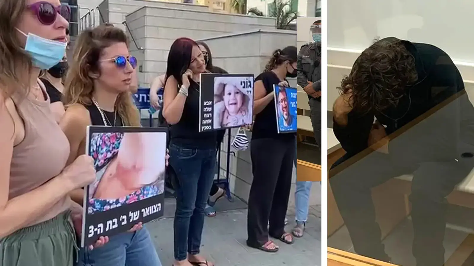 ברק בן עמי נאשם ברצח ביתו התינוקת גוני ז"ל וניסיון רצח אישתו לשעבר לירון דרור וביתו הבכורה בספסל הנאשמים בדיון בעניינו 12 בספטמבר 2021 ברק בן עמי נאשם ברצח ביתו התינוקת גוני ז"ל וניסיון רצח אישתו לשעבר לירון דרור וביתו הבכורה בספסל הנאשמים בדיון בעניינו 12 בספטמבר 2021