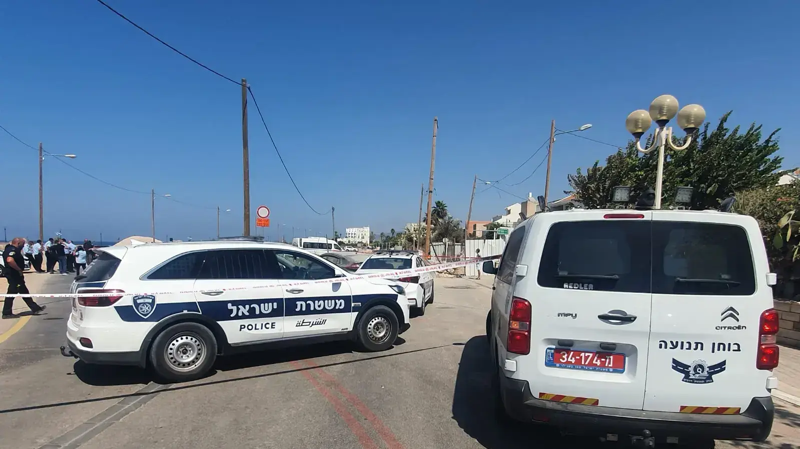 זירת אירוע הדריסה בנהריה 21 בספטמבר 2021 זירת אירוע הדריסה בנהריה 21 בספטמבר 2021